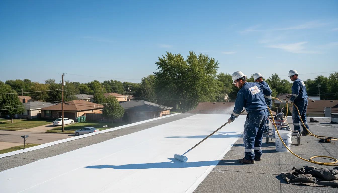 Commercial roof coating in Houghton Lake, MI near me